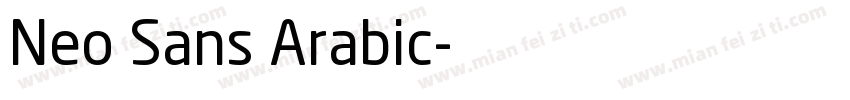 Neo Sans Arabic字体转换